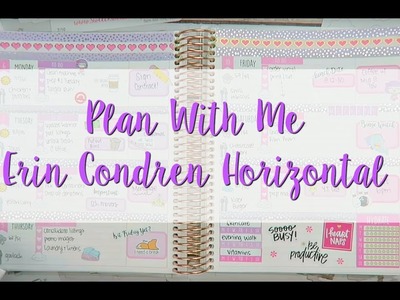 Plan With Me - Erin Condren Horizontal Planner
