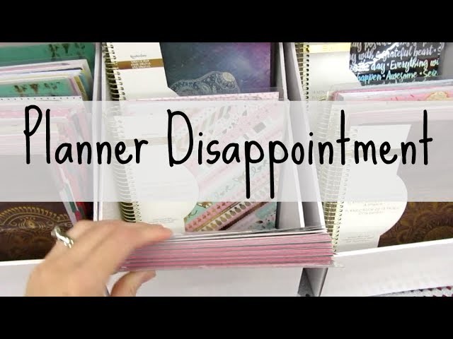 Planner Disappointment (June 7, 2017 Vlog)