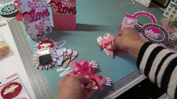 Project Share!  Valentine's Treat Bags, Embellishments and More :)