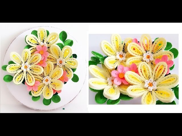Quilling Flower Decoration Series. Quilling Flower 10 Learning Video