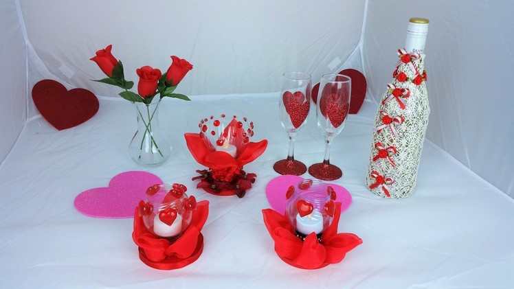 Romantic Valentine Tea Light candle .  Very Easy to make!!