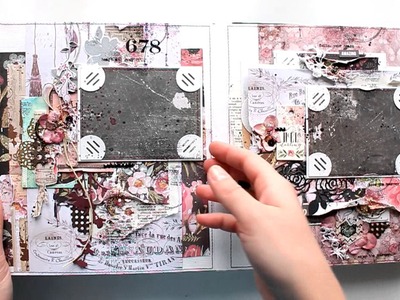 Scrapbooking Album by Elena Morgun | Prima Marketing Ink - Rossi Belle Сollection