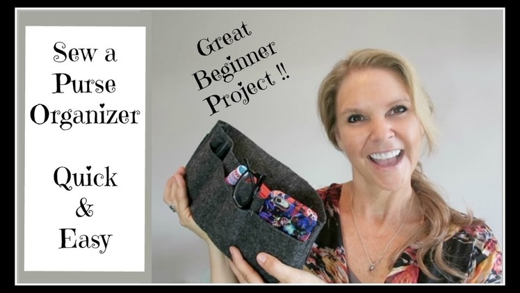 Sew an Easy DIY Purse Organizer for Beginners