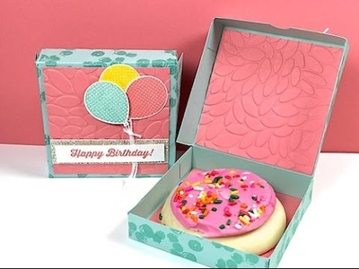 Simply Simple BIRTHDAY COOKIE BOX by Connie Stewart