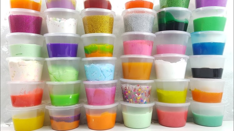 SLIMESMOOTHIE!! Mixing 38 DIY SLIMES Together!! Oddly Satisfying