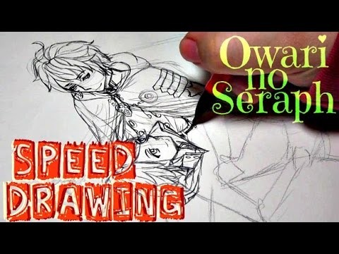【Speed Drawing】 ☆ Mika & Yuu | Owari no Seraph ☆