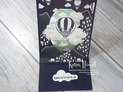Stampin' Up! Balloon Pull- up card