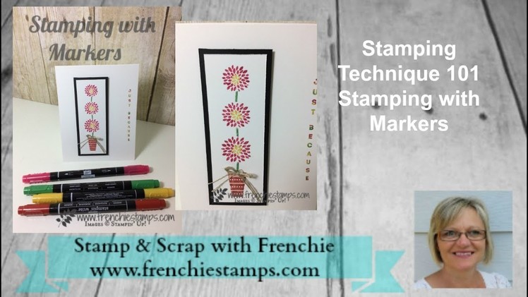 Stamping with Markers