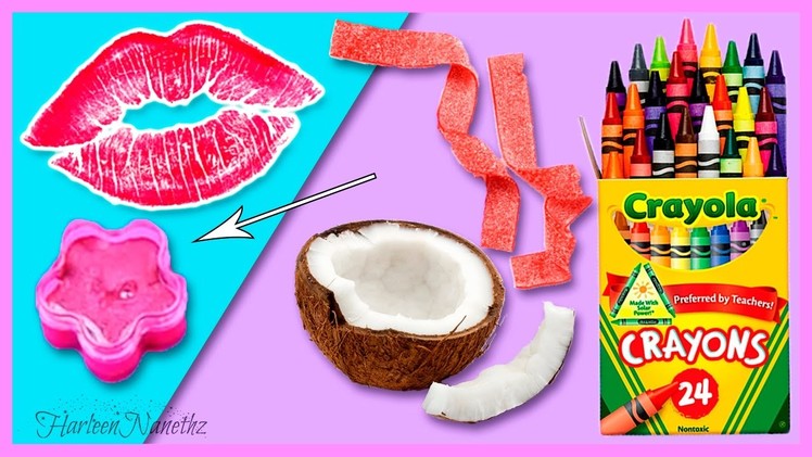 Sweet LIP BALM DIY with CANDIES * Dulce BÁLSAMO LABIAL CASERO con CHUCHERIAS ✅  Top Tips & Tricks