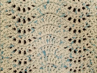 The "Feather and Fan" Crochet Stitch Tutorial