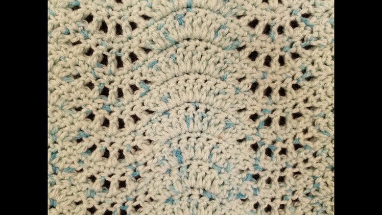 The "Feather and Fan" Crochet Stitch Tutorial