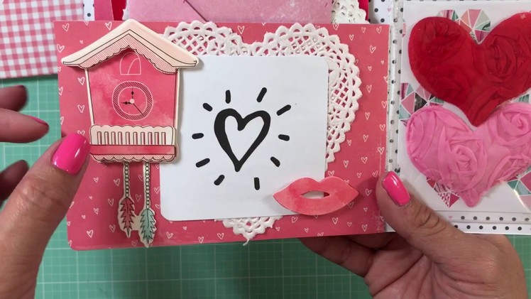 Valentines flipbook and bday card share