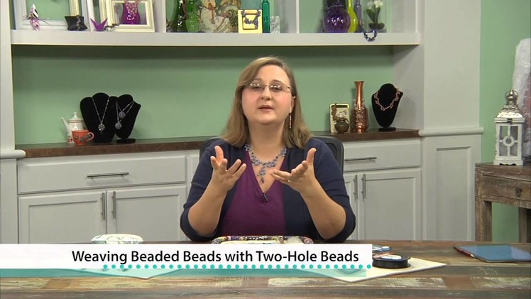 Weaving Beaded Beads with Two-Hole Beads with Cindy Holsclaw Preview