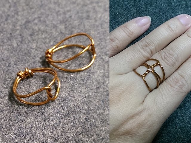 Wire ring - How to make wire jewelery 189
