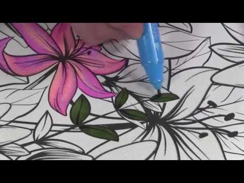 4 Ways to Blend with Alcohol Markers- Advanced Adult Coloring Course - Lesson 4