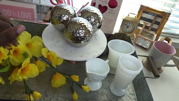 Beautiful Spring Decor Haul & Styling - Salvation Army, Pier One, Ross, DT