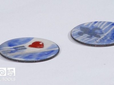 Cool Tools: Enameling with Graphite & Sunshine Colors by Jan Harrell