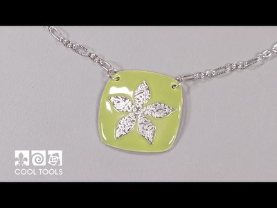 Cool Tools: Sweet and Easy Enameled Pendant by Pam East