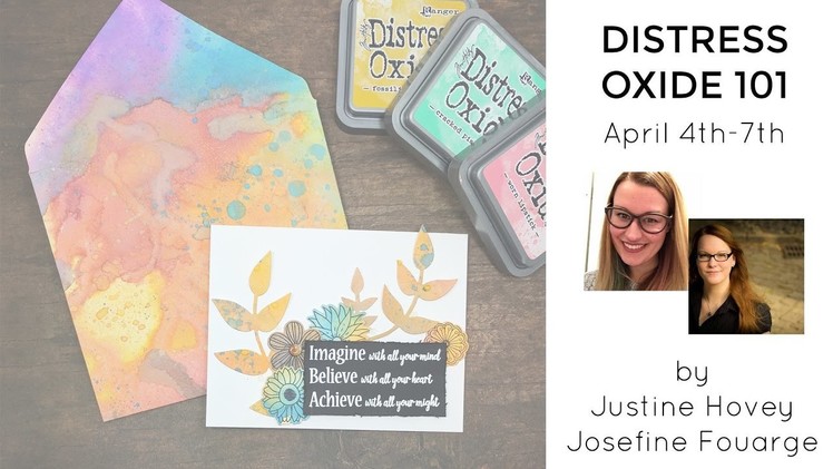 Distress Oxide 101 - How to Create an Envelope With a Matching Card