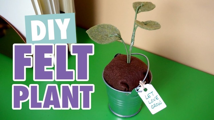 DIY Felt Plant - HGTV Handmade