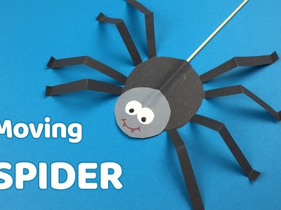 DIY for kids Moving Spider craft | Very easy and fun craft
