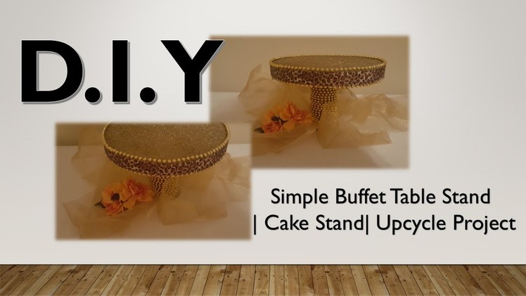 {DIY} HOW TO MAKE A SIMPLE CANDY BUFFET STAND | CAKE STAND | UPCYCLE SUPPLY PROJECT