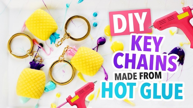 DIY Summer Key Chains made from HOT GLUE! - HGTV Handmade