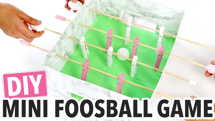 DIY Tabletop Foosball Game! - HGTV Handmade