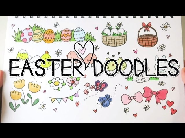 Draw Cute Easter. Spring Doodles | Doodle with Me