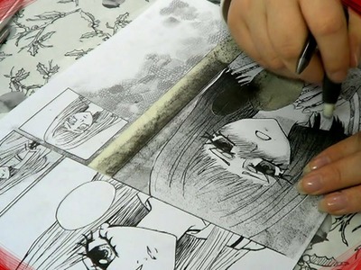 Drawing Manga Page | sketch, ink, screentones