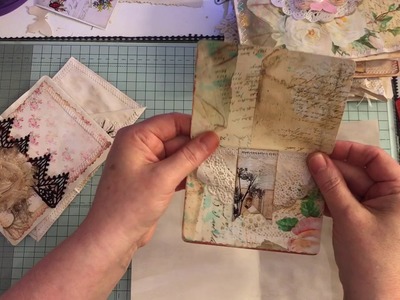 Embellishments, pockets and tuck spots for journals
