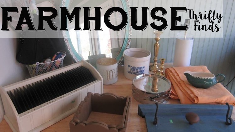 Farmhouse Thrift Store Haul | Thrifty Finds