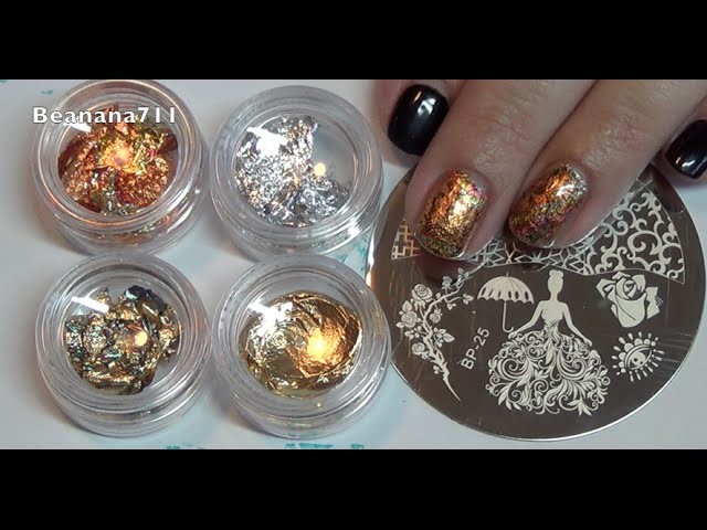 Gold Foil & Stamping Nail Design - BPS Review