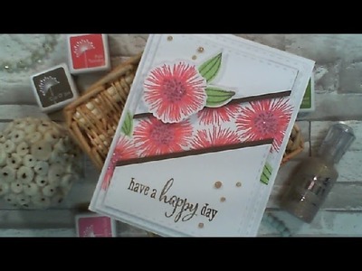 Happy Friday Series. Using Whats In Our Stash. Floral Valley Card. C&CT