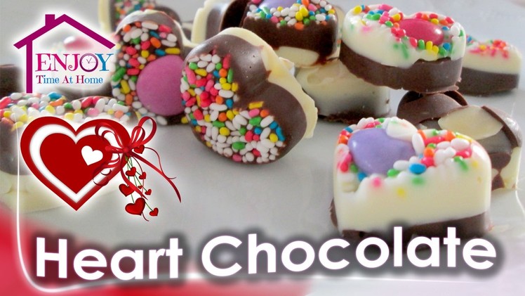 Heart Chocolate. Best Gift ever | Easy & Fast Recipe