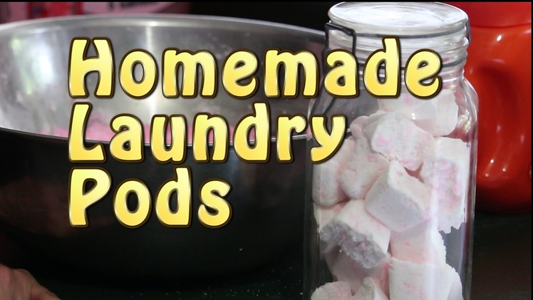 Homemade Laundry Pods.