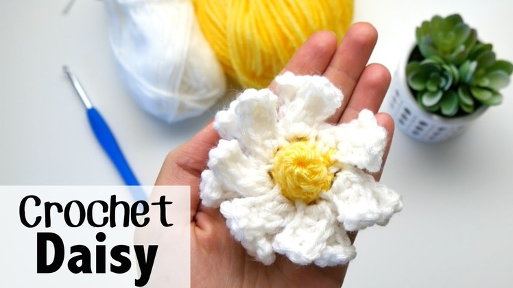 How to Crochet a Daisy Flower
