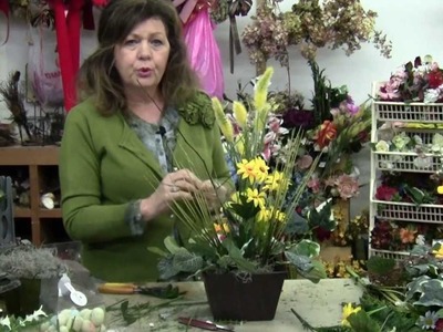 How to do Easter Flower Arrangements | Easter Table Decorations using Silk Flowers