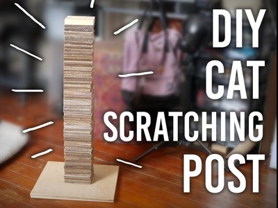 How to Make a Cat Scratching Post : DIY