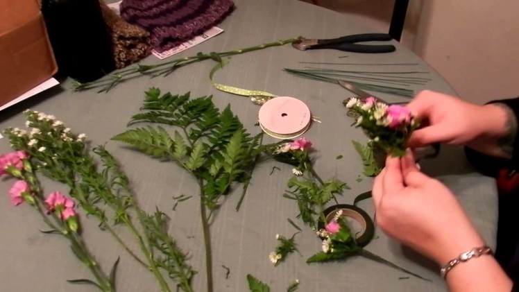 How to Make a Corsage- Homework video