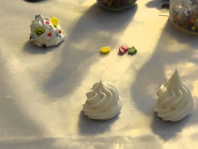 How To Make a Cute Whipped Cream Clay Dollop