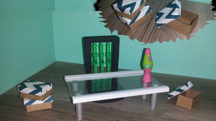 How to make a Doll Desk, Chair, and Storage Boxes