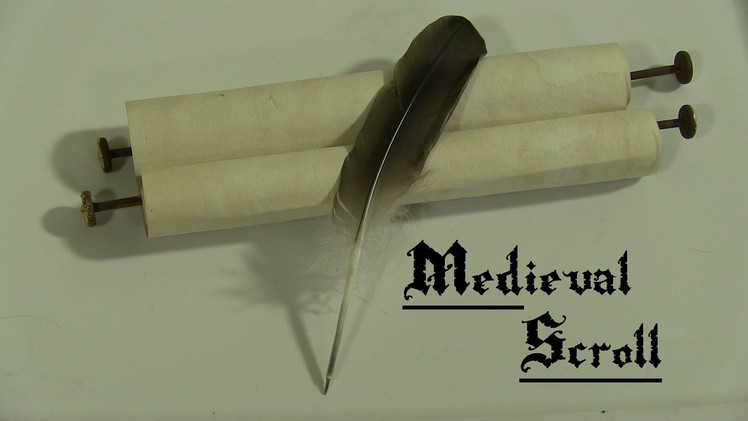 How to Make a Medieval Scroll