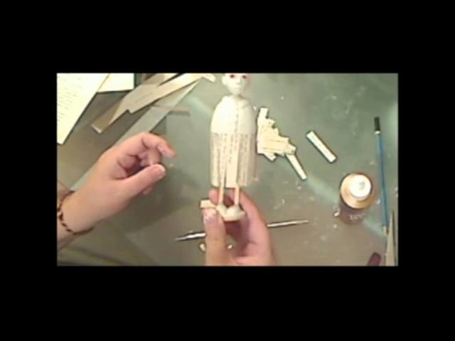 How To Make A Paperclay Art Doll Part 5