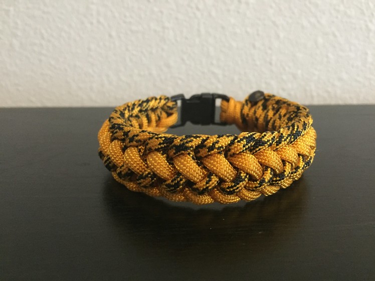 How to make: "Intertwined Half Hitch" Paracord Bracelet