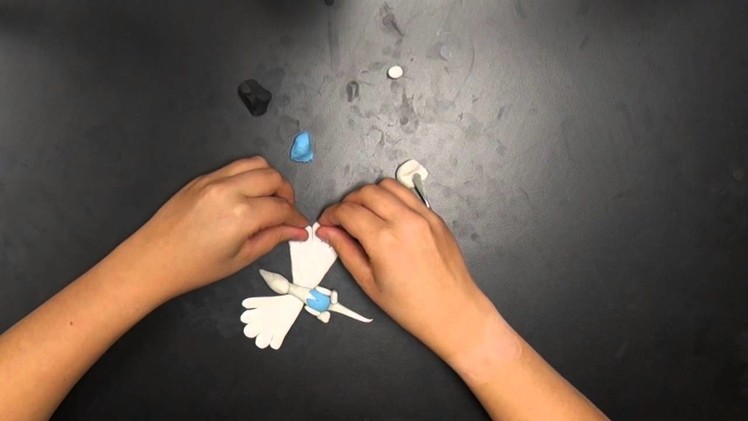 How to make Lugia out of oven bake clay