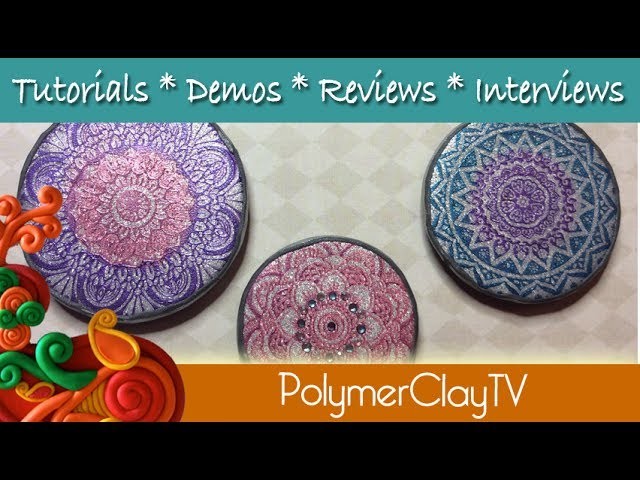 How to make polymer clay magnets with multicolor silkscreen patterns and rare earth