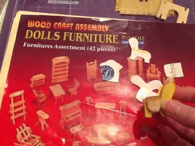 How to make templates from inexpensive dollshouse furniture