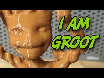 I AM GROOT! 3D Printing Baby Groot