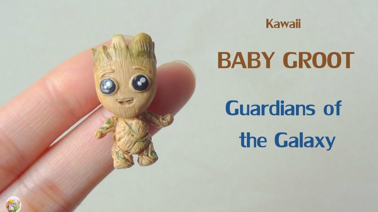 Kawaii Baby Groot Tutorial Tuto Fimo Bebe Groot